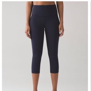 Lululemon Align Crop *19" Midnight Navy Size 6